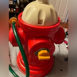 Fisher Price Vintage Fire Hydrant Water Sprinkler Toy 1990s